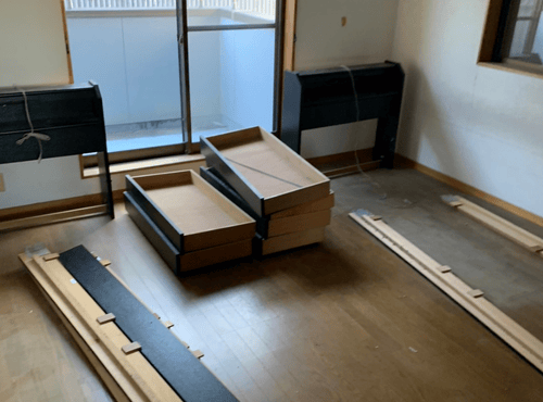不用品回収前
